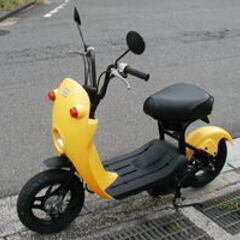 スズキ チョイノリ 　超美品 中古、濃いイエロー、　0258Km、　（近場の場合何県何市まで分かれば格安でのお届けも有ります）の画像
