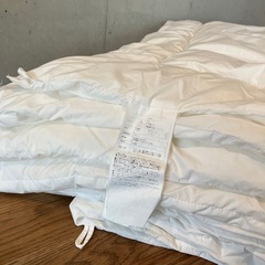 【状態良好】無印良品セミダブル羽毛布団　170×210の画像