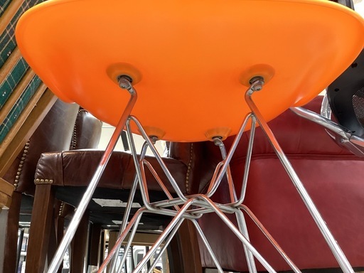 取りに来られる方限定】 一人掛け椅子 購入 オレンジ 取りに来られる方