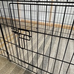 ペットサークル　トイレサークル　小型犬　ケージ　黒の画像