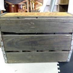 昭和レトロ Coca-Cola ホーム・サイズ 12本用収納ケース 木製 木箱 コカ・コーラ コレクション インテリア オブジェ 札幌市東区 新道東店の画像