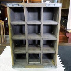 昭和レトロ Coca-Cola ホーム・サイズ 12本用収納ケース 木製 木箱 コカ・コーラ コレクション インテリア オブジェ 札幌市東区 新道東店の画像