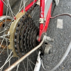 27インチ 外装6段変速 自転車 シティサイクル　中古 現状品 選挙割の画像
