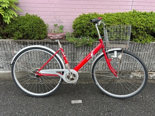 【確定】27インチ 外装6段変速 自転車 シティサイクル　中古 現状品 選挙割