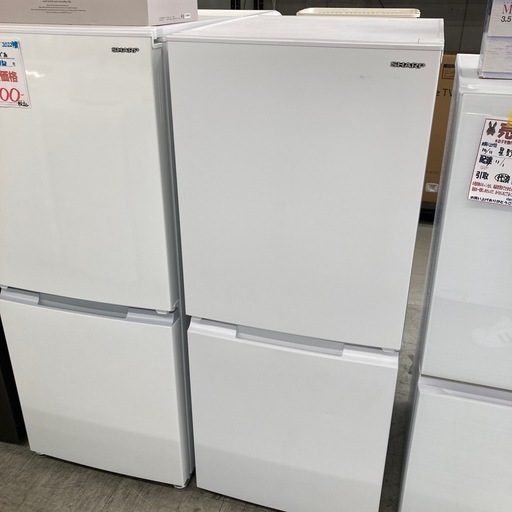 ⭐︎1年間保証⭐︎シャープ　152L2ドア冷蔵庫　2024年製　SJ-D15K ※扉、キズ・シミあり