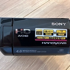 【SONY ハンディカム HDR-CX120】フルHD録画・16GB内蔵メモリ付き📹の画像