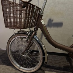 美品 パナソニック 24インチ 自転車　カゴ付き自転車　の画像