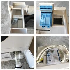 シャープ ドラム式洗濯乾燥機 7kg 2021年製 ES-S7F-WLの画像