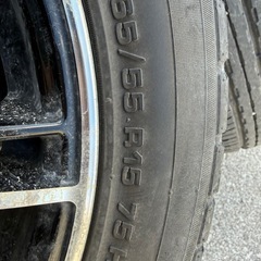 165/55r15 4本セット　アルミホイールの画像