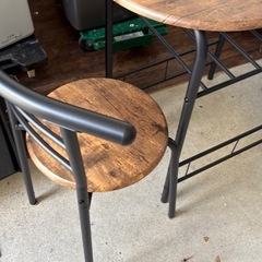 美品　オシャレ　ダイニングテーブル　カウンターテーブル　　オシャレ　二人用の画像