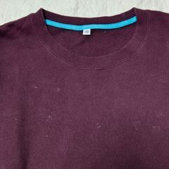 UNIQLO ユニクロ トレーナー スウェット 濃い紫 XL 長袖 レディースの画像