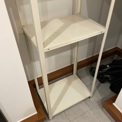 【あげます】スチールラック　高さ178cmの画像