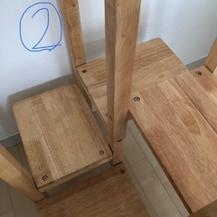 木製ハンガーラックの画像
