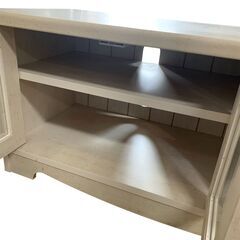 テレビ台 ローボード テレビボード ホワイト系 収納棚 家具 札幌 東区の画像