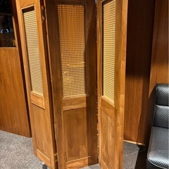 木製　パーテーション　2枚の画像