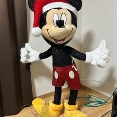 ミッキーマウス　クリスマス　置物　120センチの画像