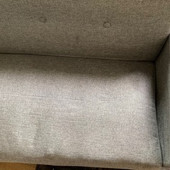 10/12-13のみ グレーソファー　2人用　半年程使用　引っ越しのため　近く配送相談可能の画像