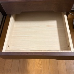 デスク周りの収納の画像