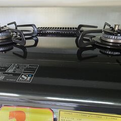 J2118 【リユースのサカイ柏店】Paloma　パロマ　都市ガス用 ガステーブル　ガスコンロ　IC-S809BM-R　  水無し片面焼グリル　左強火  2025年製 クリーニング済の画像