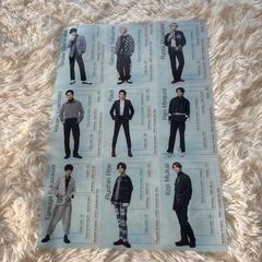 SnowMan A3クリアポスター　2枚セットの画像