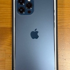 【中古】【iPhone12ProMax美品】パシフィックブルー128GBの画像