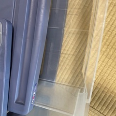 プラスチック収納ケース 3つセットの画像