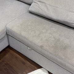 無料　L型　ソファ　下が収納の画像