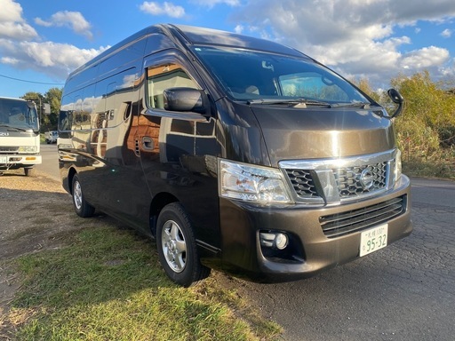 値下げ可・本州車】NV350 キャラバン ワイドハイルーフ 4WD ディーゼル 