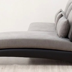 シマホのカウチ+オットマンのセットの画像