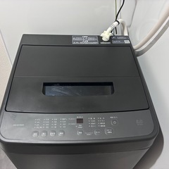 【美品】アイリスオーヤマ 全自動洗濯
機 IAW-T504-B（5.0kg）2023年製の画像