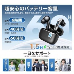 新品未開封 ワイヤレスイヤホンの画像