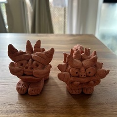 手作りシーサーの画像