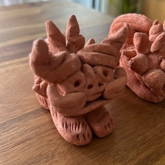 手作りシーサーの画像