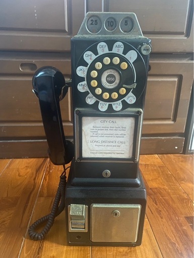 売れました！❗️超レア！❗️アンティーク❗️アメリカ公衆電話