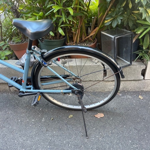 シティサイクルオートライト美品 27インチ自転車（シティサイクル）オートライト付き