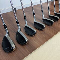 【直接お渡しのみ】◇◆クリーブランド HB3アイアン 8本セット 3i～Pw カバー付◆◇の画像