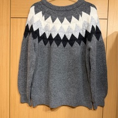 BRICK HOUSE ジグザグジャガード編みニットプルオーバーの画像