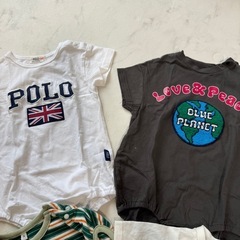 ベビー服 ロンパース4点セット BREEZE トミカ polobabyの画像