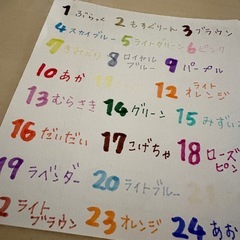24色 水性  カラーマーカー セット の画像