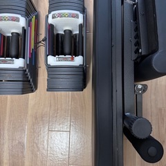パワーブロック82kg＋インクラインベンチの画像
