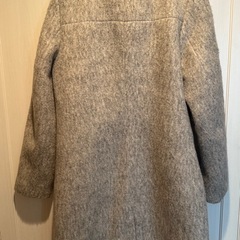 SPOOM スタンドカラー ウールコート グレー 36の画像