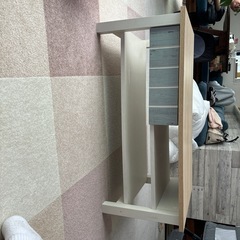 引き出し付きローテーブル　ビンテージテーブルの画像