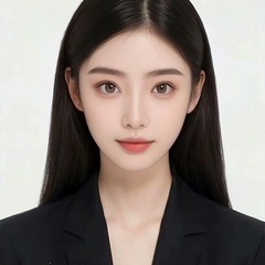 証明写真精修，底色を変えるの画像