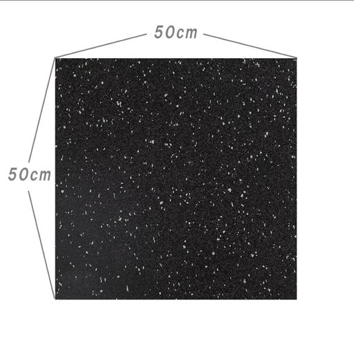 【超美品‼️】定価44,000円♪ 高級 トレーニングラバーマット 50×50cm 28枚 極厚 ブラック♪