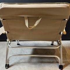 【館山市内配送OK】美品 DOD ディーオーディー オヤコチェア タン C1-833 ソファ キャンプ アウトドアの画像