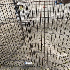 大型犬ペットゲージ　フェンスの画像