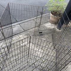 大型犬ペットゲージ　フェンスの画像