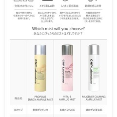 CNP Laboratory プロポリス アンプル ミスト 250ml [チャアンドパク スキンケア ミスト状化粧水 韓国コスメ 乾燥 保湿 メイクキープ]の画像
