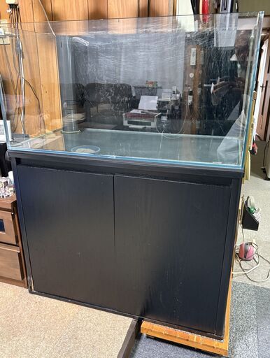 三重管オーバーフロー水槽 90cm/水槽台/レイシーポンプ/濾過槽等オールセット