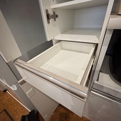 中古キッチンストッカー　パントリー収納　パントリー棚の画像